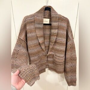 Lucky Brand Toggle Front Spacedye Cardigan Acrylic Blend